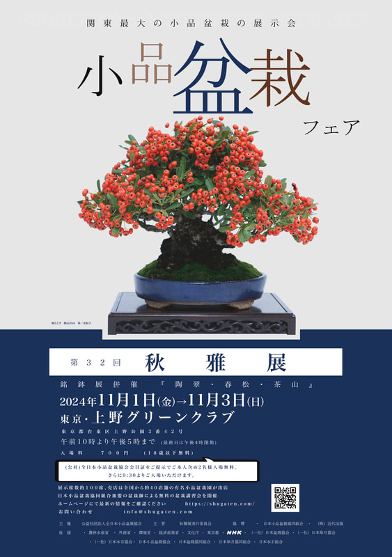 公社）全日本小品盆栽協会 - 【小品盆栽フェア 第50回 雅風展